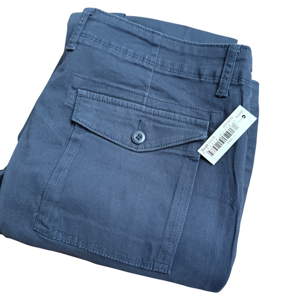 Amazon Essentials Men's Slim Fit Cargo Pants Navy Blue Size 35W x‎ 34L